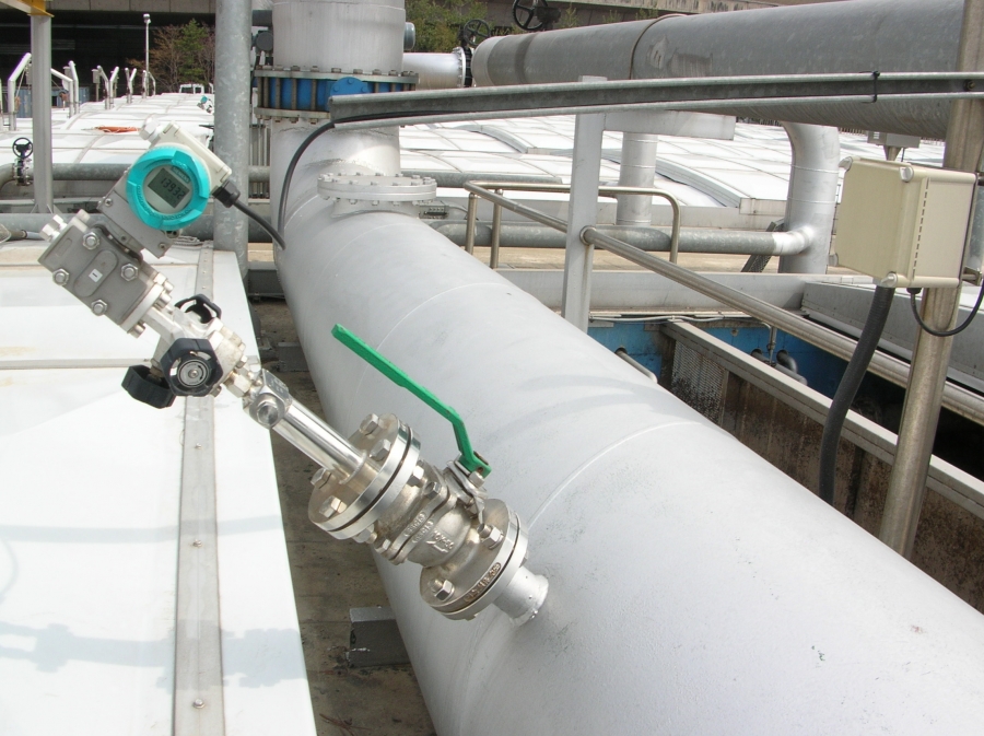 2008 05 성남하수처리장 송풍량계 (DPT, PITOT TUBE) 마커스코리아 현장설치 및 시공